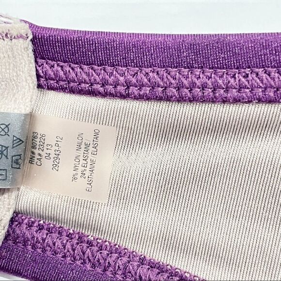 Victoria’s Secret Miraculous Push Up Bombshell Bikini Swim Set In Plum Purple S - Picture 12 of 14